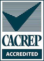 CACREP accreditated graphic