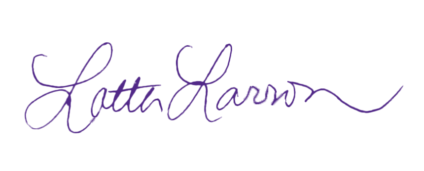 Lotta Larson signature