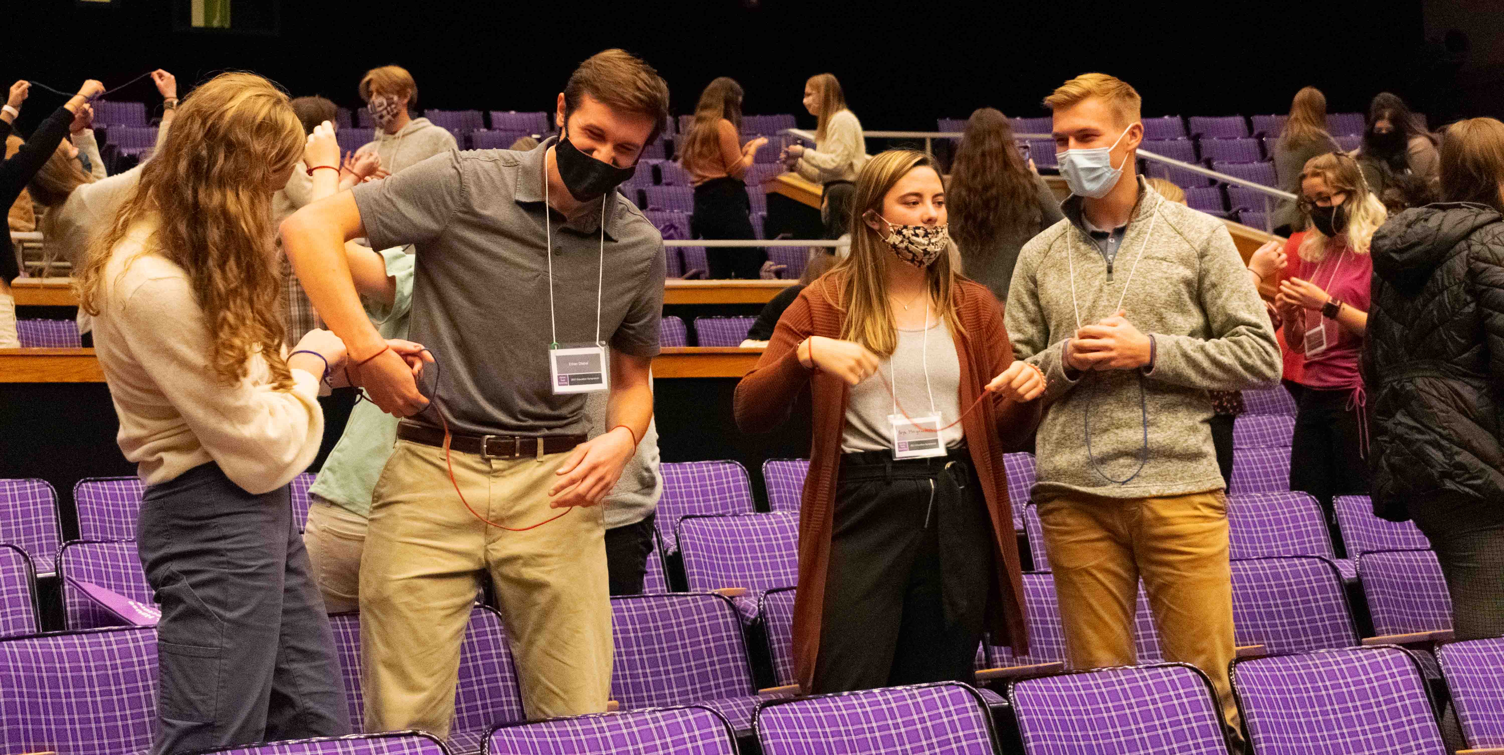 Students at the 2021 Education Symposium