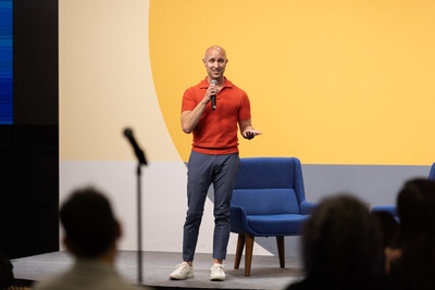 Kevin Bishop talking